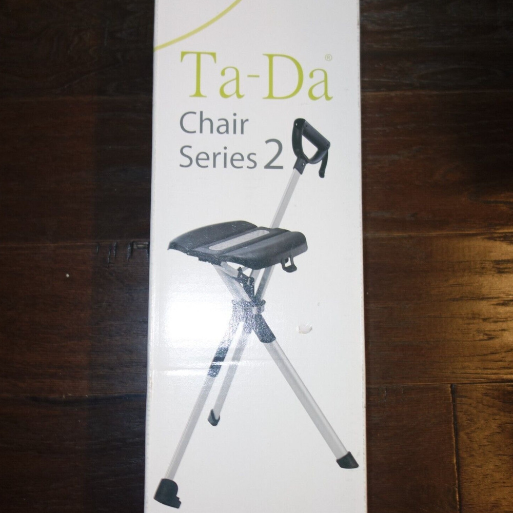 NEW STEP2GOLD Ta-Da Series 2 Chair Portable Folding Hiking Pole 34.2" Black - Picture 2 of 7